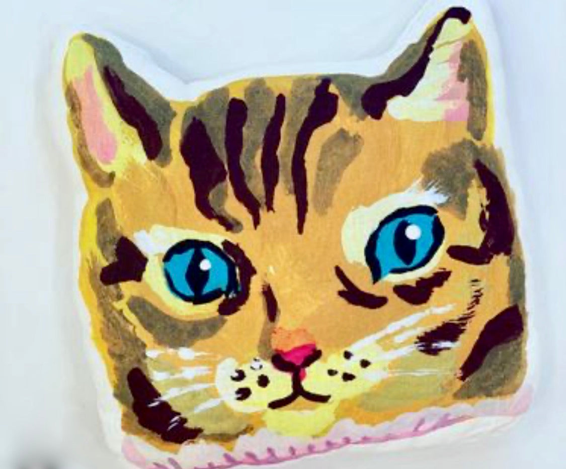 Nathalie Lete Cat Head Ornaments 