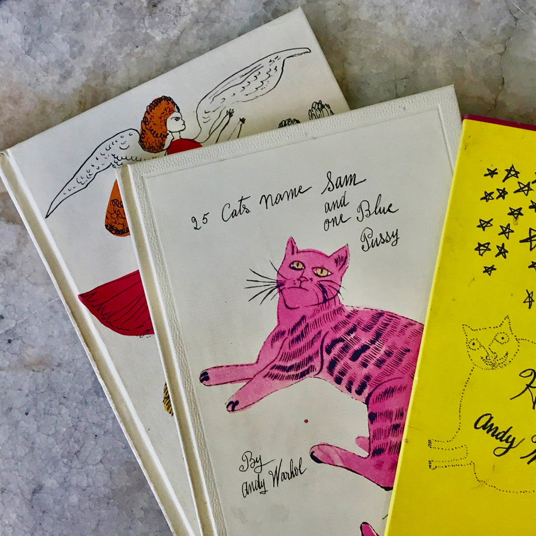 洋書 25CatsNameSamandOneBluePussyAndy Warhol 25 cats Name Sam And One Blue Pussy By Andy Warhol & Holy